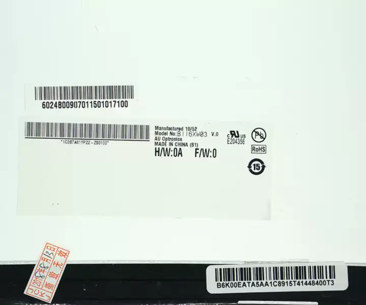 11,6 pulgadas LCD para Asus 1225b N116BGE-L41 B116XW03 V.0 pantalla LCD de visualización