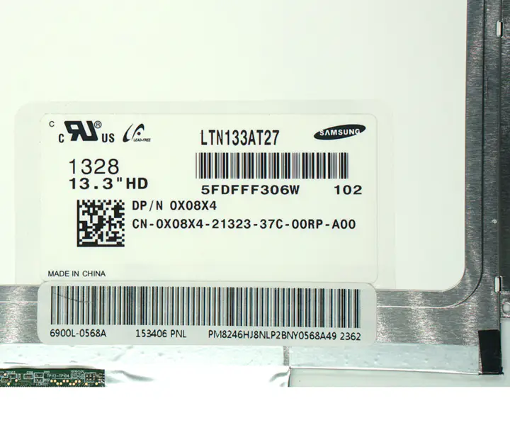 13,3 pulgadas LCD para Dell Latitude E6320 E6330 LTN133AT27 LP133WH2 TLA2 LTN133AT16 Pantalla led LCD WXGA HD